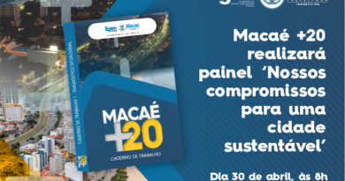 Macaé +20 vai promover na próxima terça o painel  ‘Nossos compromissos para uma cidade sustentável’
