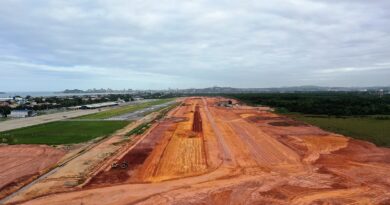 Obra da nova pista do Aeroporto de Macaé está na segunda fase