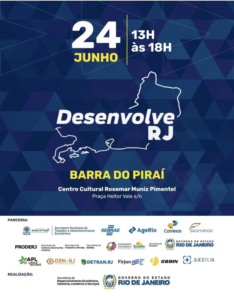 Divulgação Desenvolve RJ 2025 Barra do Piraí