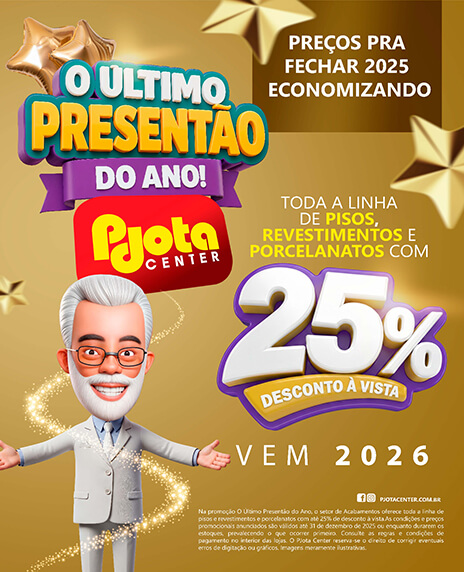 Publicidade PJ Center O último presentão do ano 2025