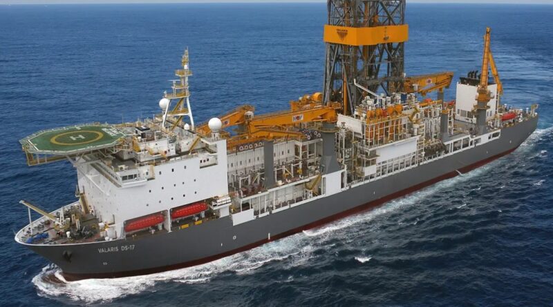 Navio-sonda DS-17 chega ao Rio para iniciar contrato com a Equinor