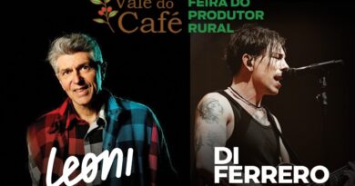 Leoni e Di Ferrero serão atrações na Feira do Produtor Rural do Vale do Café, em Ipiabas