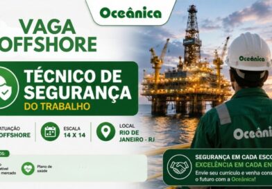 Oceânica abre processo seletivo para vaga offshore em Rio das Ostras