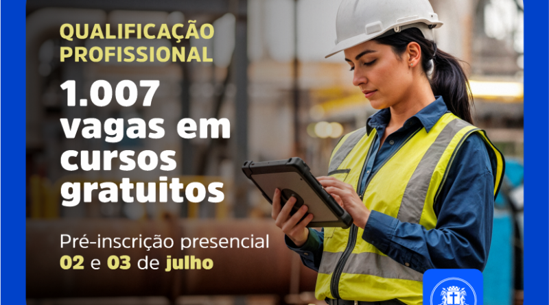 Macaé abre inscrições para 1.007 vagas em cursos gratuitos de qualificação profissional