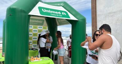 Unimed Costa do Sol promove manhã de saúde e bem-estar para crianças e famílias na Orla dos Cavaleiros