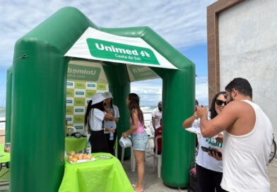 Unimed Costa do Sol promove manhã de saúde e bem-estar para crianças e famílias na Orla dos Cavaleiros