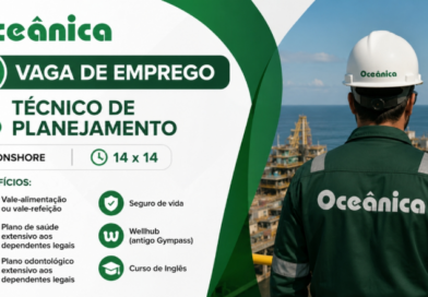Oceânica abre vaga para Técnico de Planejamento em Rio das Ostras