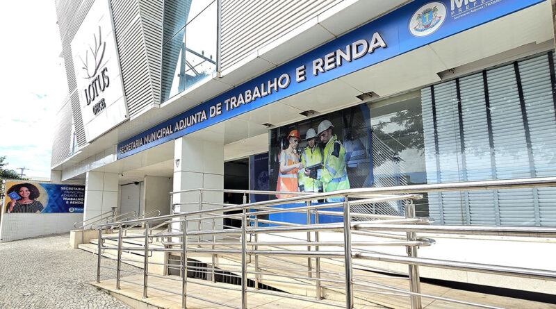 Foto da fachada da Secretaria Municipal de Trabalho e Renda de Macaé