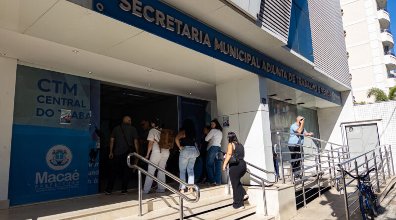 Macaé oferece 1.182 vagas de emprego distribuídas em 255 cargos