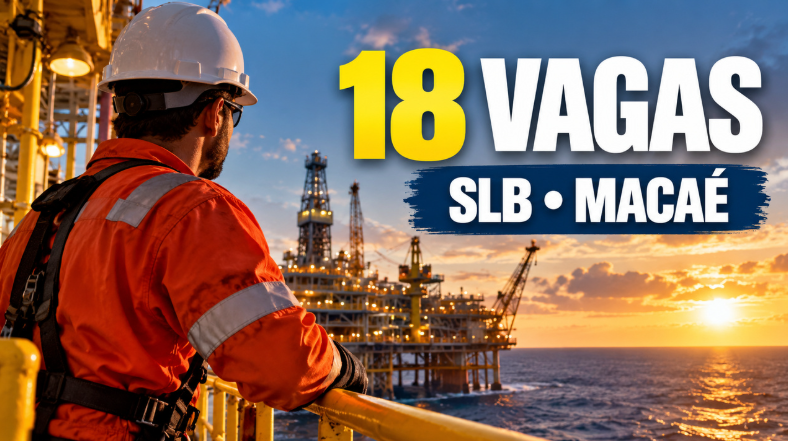 SLB abre 18 vagas de emprego em Macaé com opções para diversos perfis